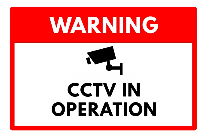 cctv-warning-sign-poster-template-postermywall for Free Printable Security Camera Signs CCTV Warning Sign Poster Template | PosterMyWall for Free Printable Security Camera Signs