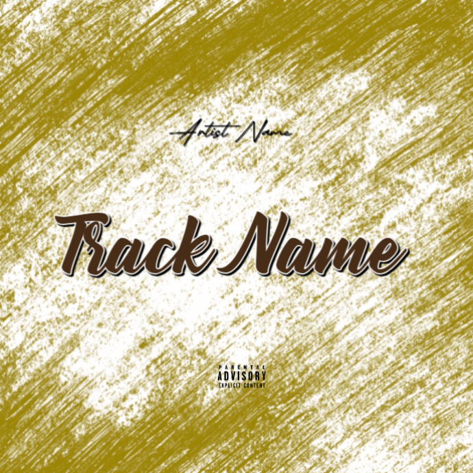 CD cover art work template | PosterMyWall