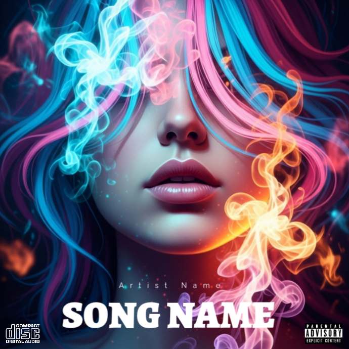 CD Mixtape/Album Cover Artwork Template PosterMyWall