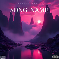 CD Mixtape/Album Cover Artwork Template