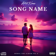 CD Mixtape/Album Cover Artwork Template