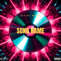 CD Mixtape/Album Cover Artwork Template