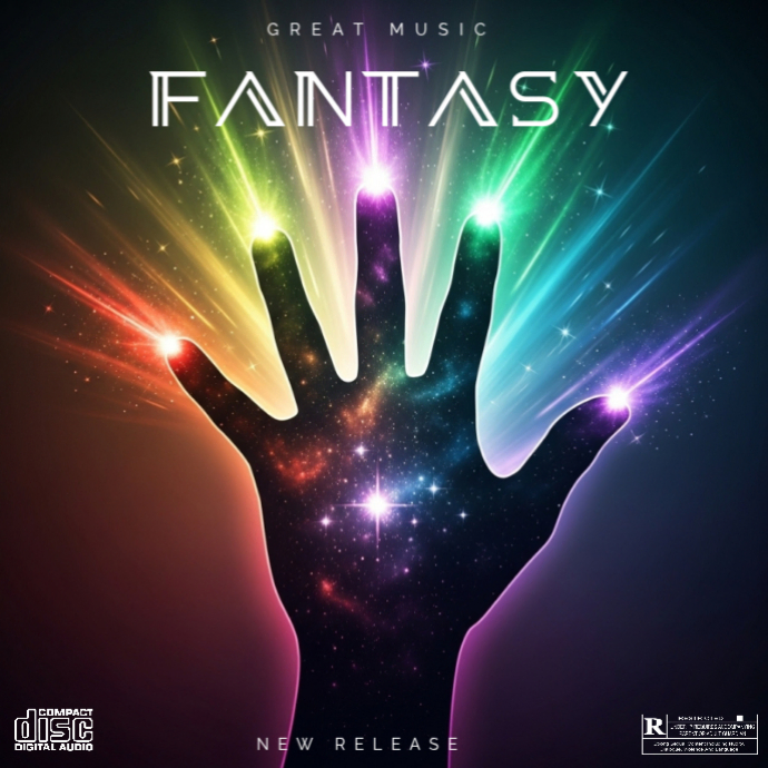CD Mixtape/Album Cover Artwork Template PosterMyWall