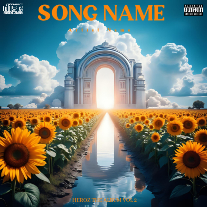CD Mixtape/Album Cover Artwork Template PosterMyWall