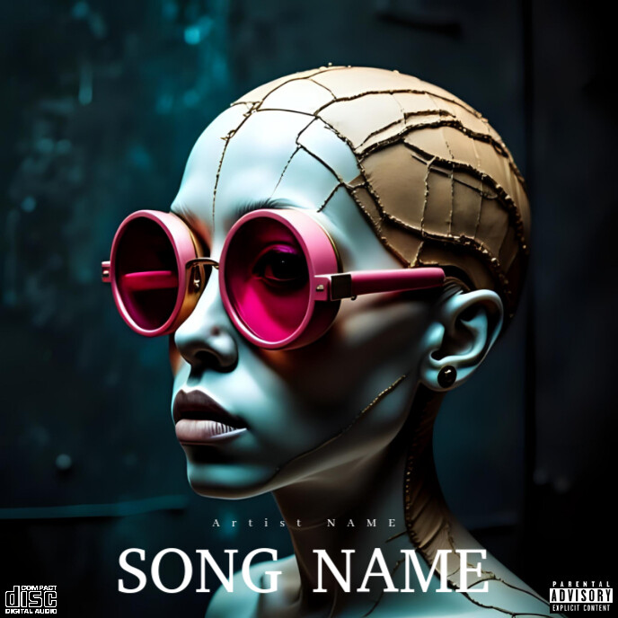 CD Mixtape/Album Cover Artwork Template 专辑封面