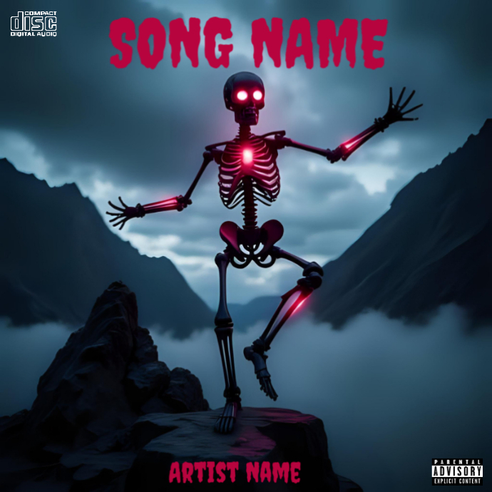 CD Mixtape/Album Cover Artwork Template | PosterMyWall