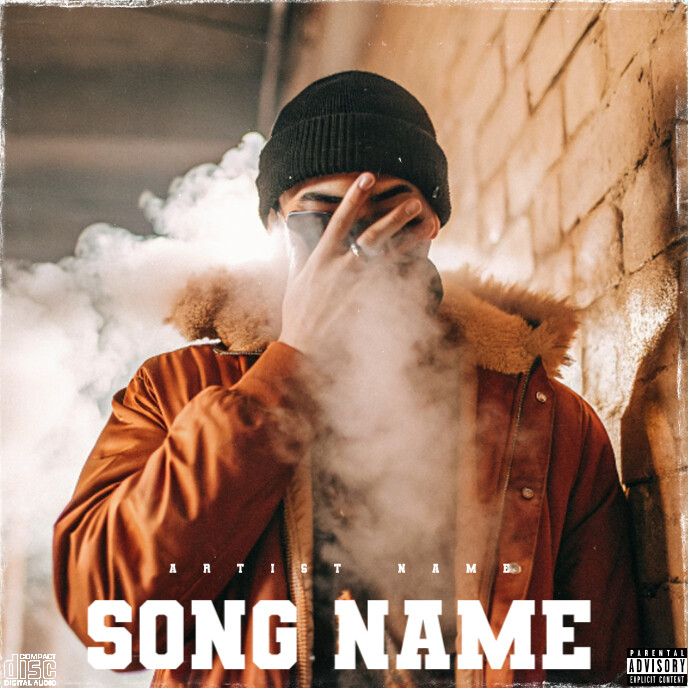CD Mixtape/Album Cover Artwork Template