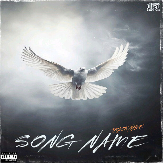 CD Mixtape/Album Cover Artwork Template Capa de álbum