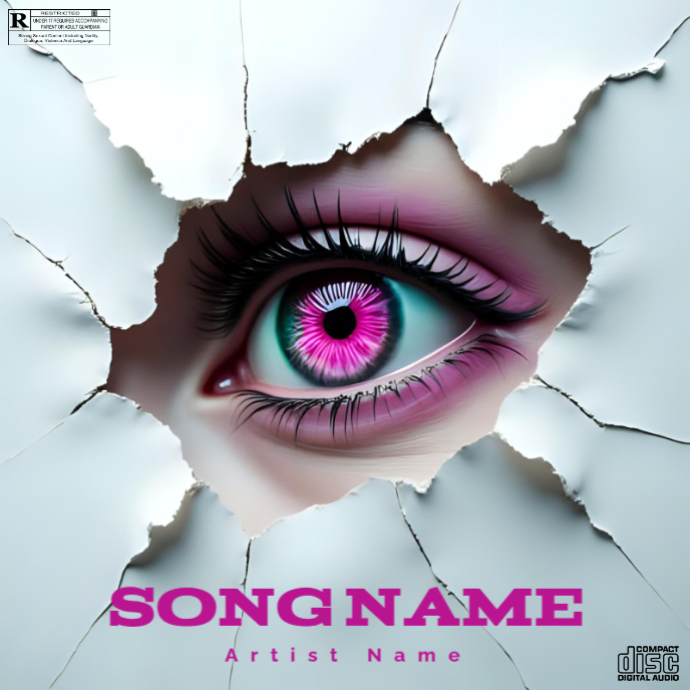 CD Mixtape/Album Cover Artwork Template PosterMyWall