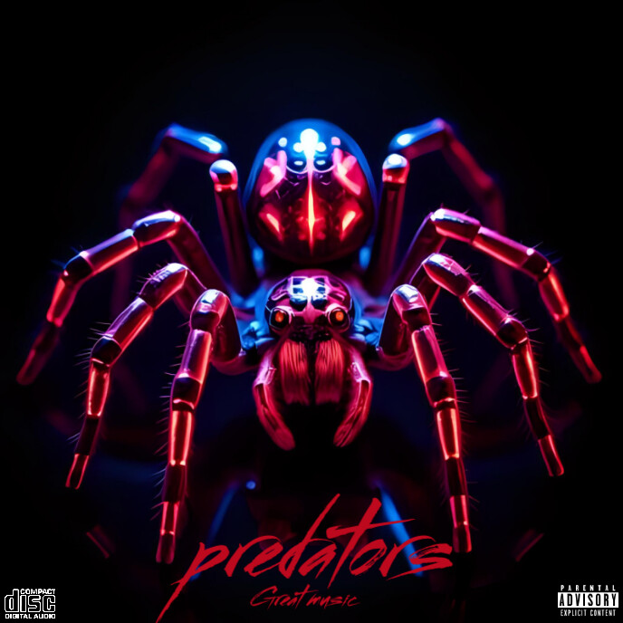 CD Mixtape/Album Cover Artwork Template