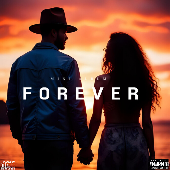 CD Mixtape/Album Cover Artwork Template Ikhava ye-Albhamu