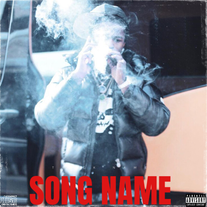 CD Mixtape/Album Cover Artwork Template | PosterMyWall