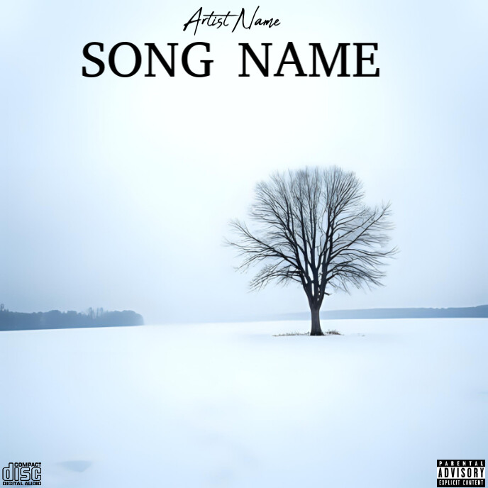 CD Mixtape/Album Cover Artwork Template