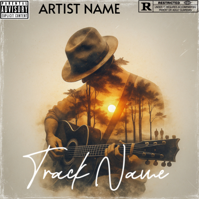 CD Mixtape/Album Cover Artwork Template PosterMyWall
