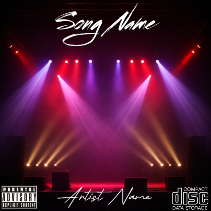 CD Mixtape Album Cover Template | PosterMyWall