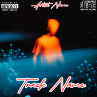 CD Mixtape album cover template