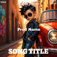 CD Mixtape album cover template