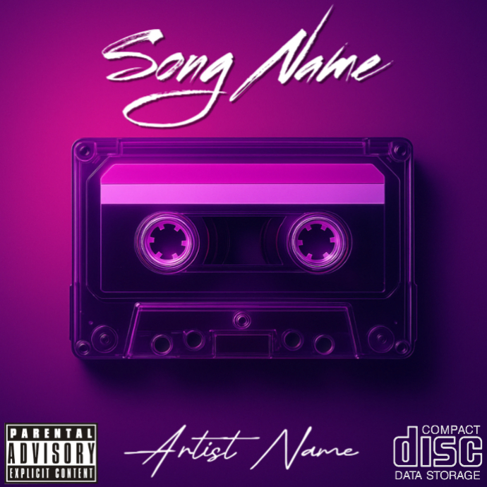 CD Mixtape Album Cover Template | PosterMyWall