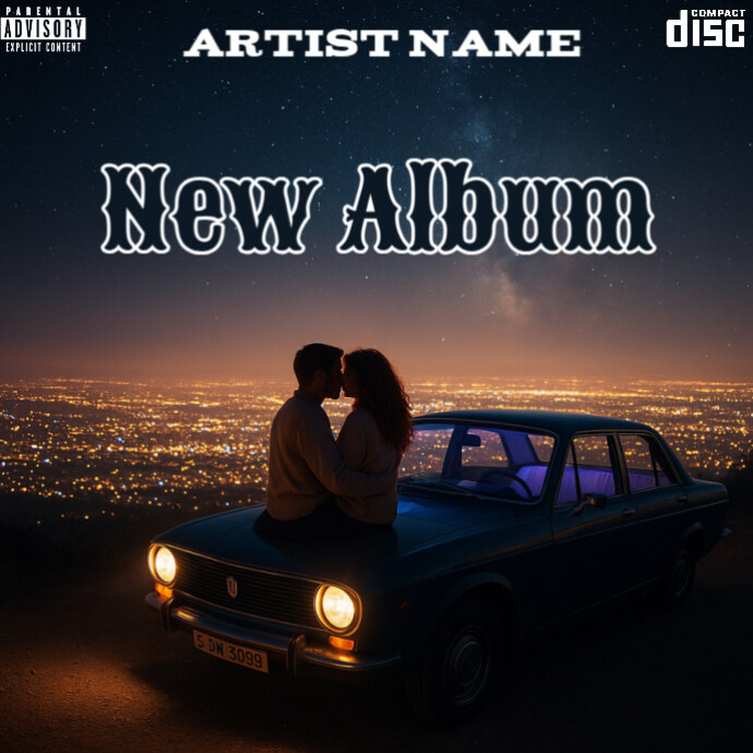 CD Mixtape /Album Cover Template | PosterMyWall