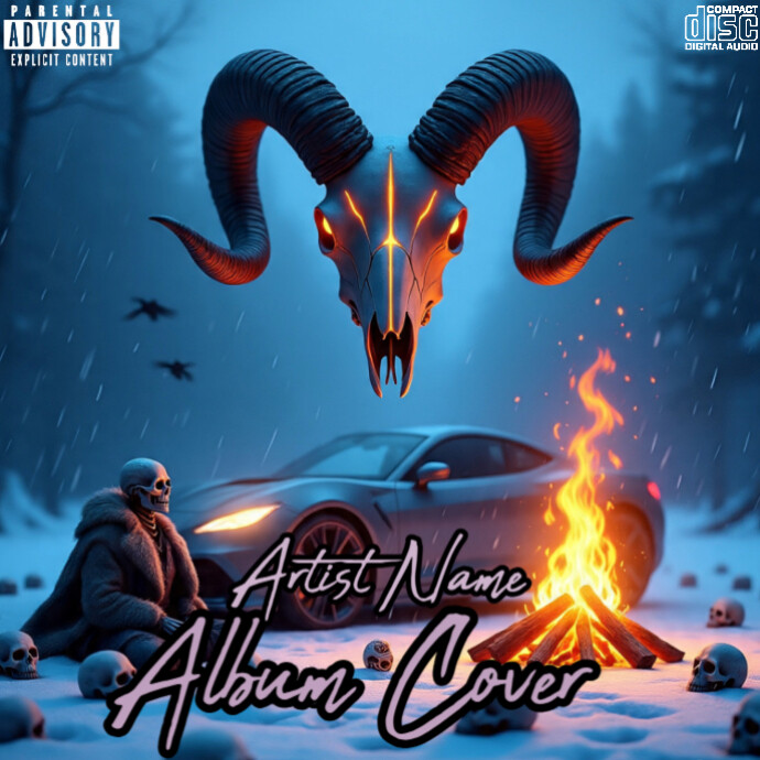 CD Mixtape /Album Cover Template | PosterMyWall