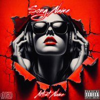 CD Mixtape Album Cover template