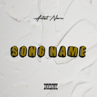 CD mixtape cover template