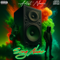 cd mixtape song album cover art work template