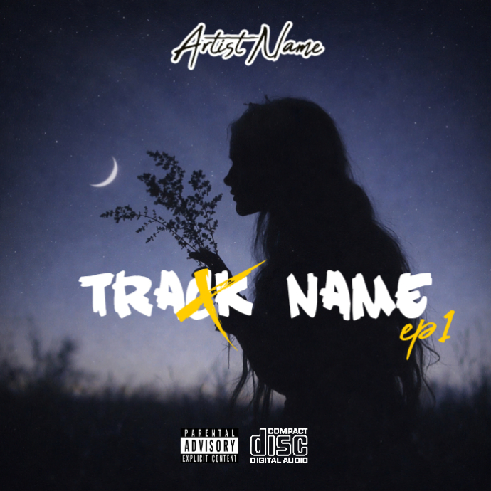 Plantilla de CD mixtape song album cover art work template | PosterMyWall