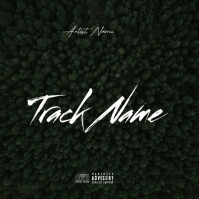 CD mixtape song album cover art work template