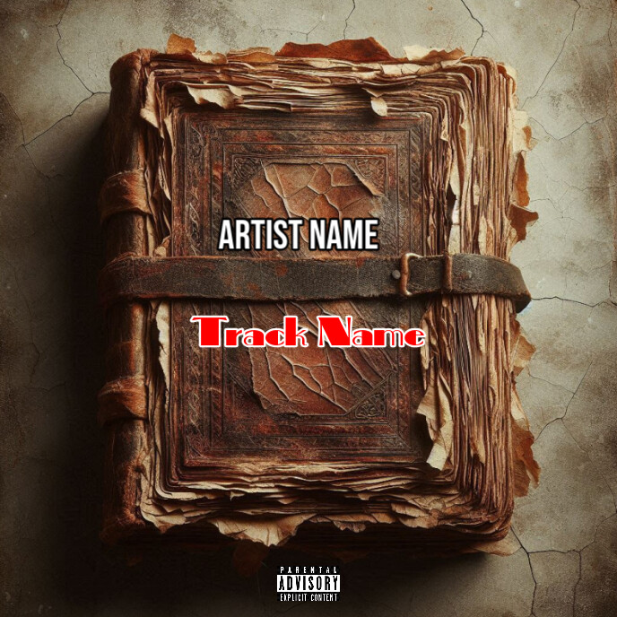 CD mixtape song album cover art work template Capa de álbum