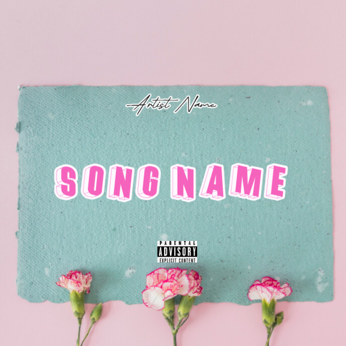 Cd mixtape Song album cover art work template Capa de álbum