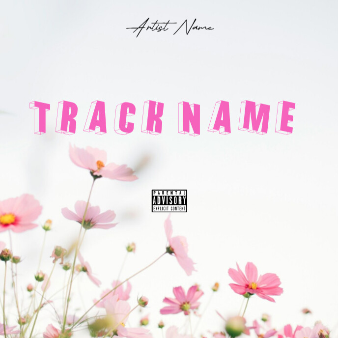 Cd mixtape song album cover art work template