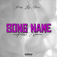 CD mixtape song album cover art work template