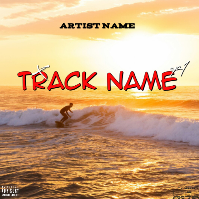 Plantilla de CD mixtape song album cover art work template | PosterMyWall