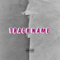 CD mixtape song album cover art work template