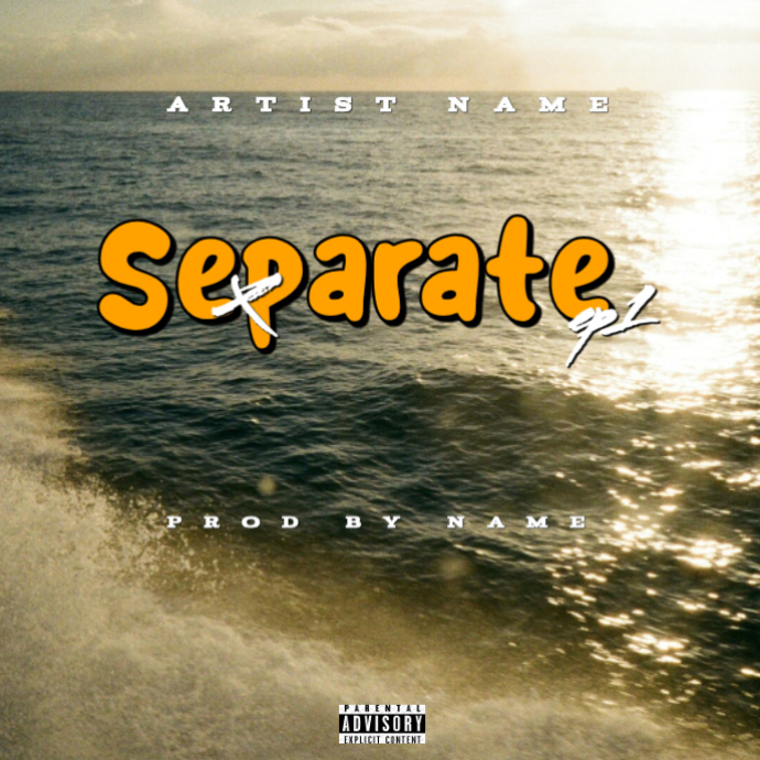 CD mixtape song album cover art work template | PosterMyWall