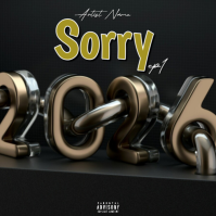 CD mixtape song album cover art work template