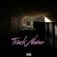 CD mixtape song album cover art work template