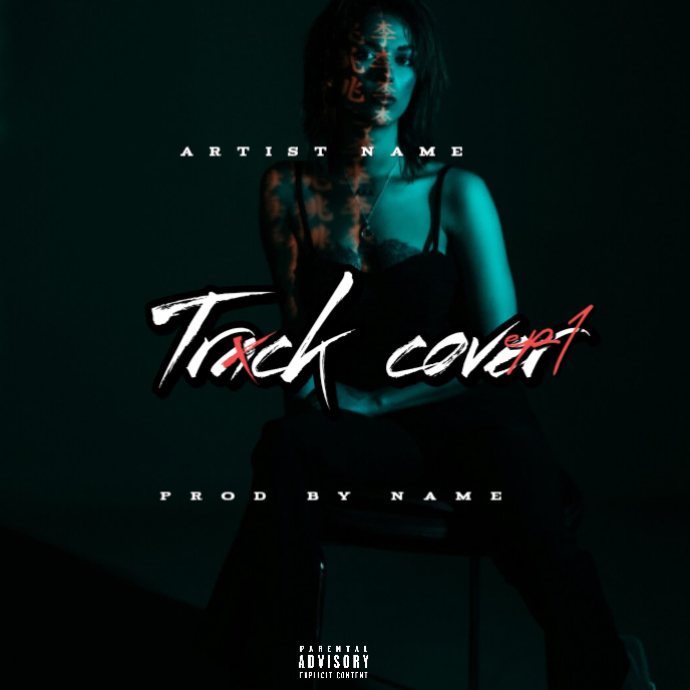 CD mixtape song album cover art work template | PosterMyWall