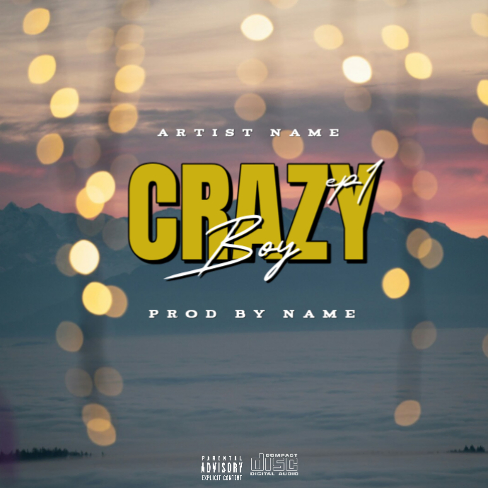 Plantilla de CD mixtape song album cover art work template | PosterMyWall