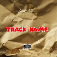 CD mixtape song album cover art work template Capa de álbum