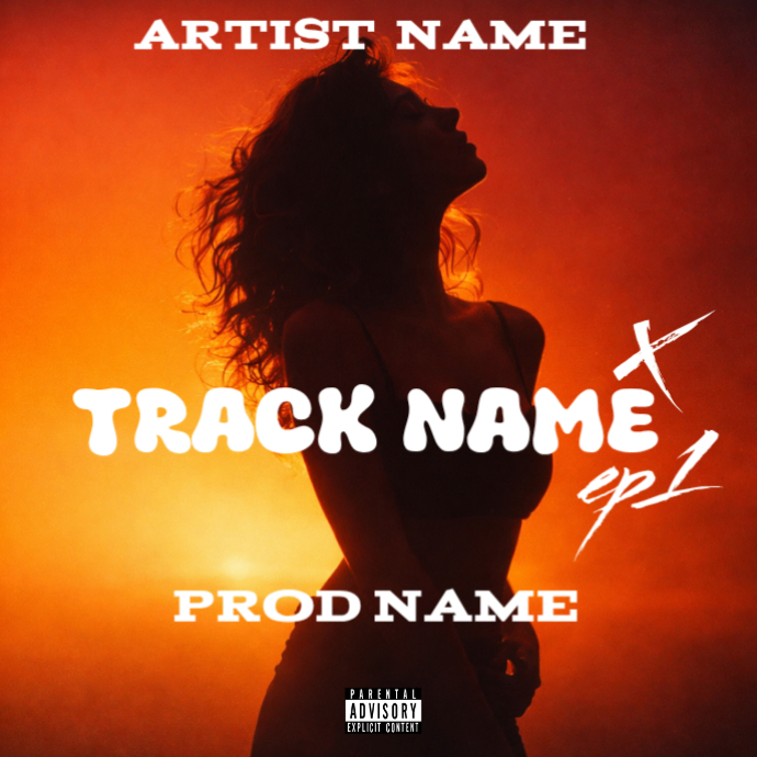 Plantilla de CD mixtape song album cover art work template | PosterMyWall