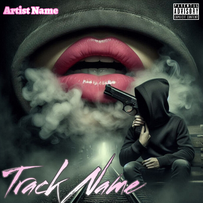 Cd mixtape Song album cover art work template Capa de álbum