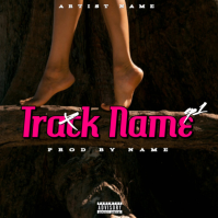 CD mixtape song album cover art work templete template