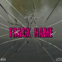 CD mixtape song album cover art work templete template