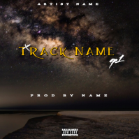 CD mixtape song album cover art work templete. template