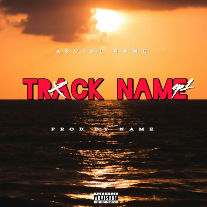 CD mixtape song album cover art work templmate Template | PosterMyWall