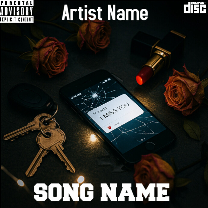 CD Mixtape/Song Name 专辑封面 template