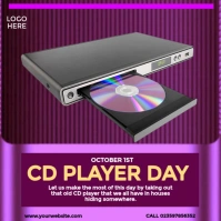 CD Player Day Publicación de Instagram template