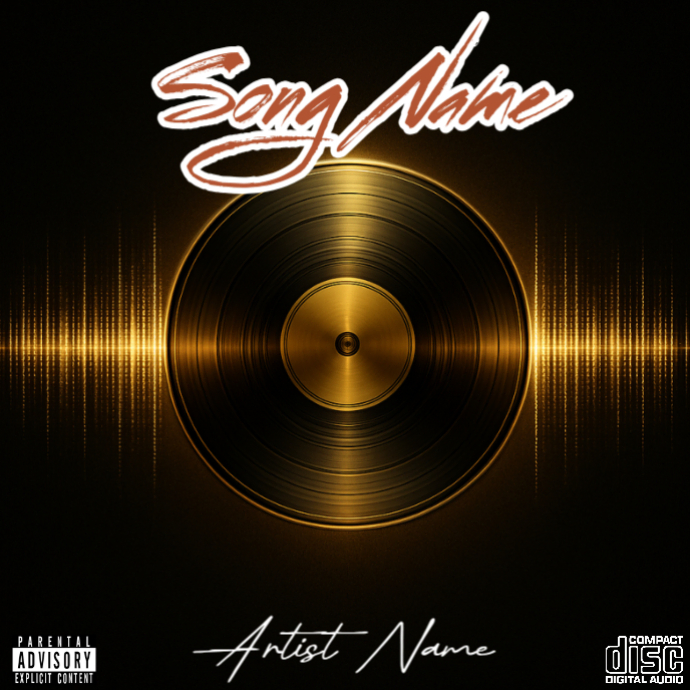 CD Song Album Cover Artwork Template PosterMyWall